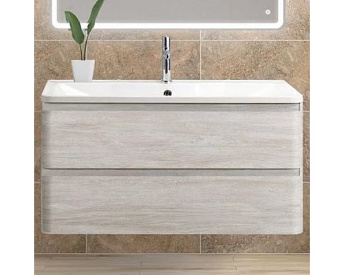 Приобрести Тумба под раковину BelBagno ALBANO-1000-2C-SO-RVB подвесная Rovere Vintage Bianco в магазине сантехники Santeh-Crystal.ru