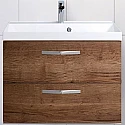 Тумба под раковину BelBagno Aurora 60 AURORA-600-2C-SO-RT подвесная Rovere Tabacco
