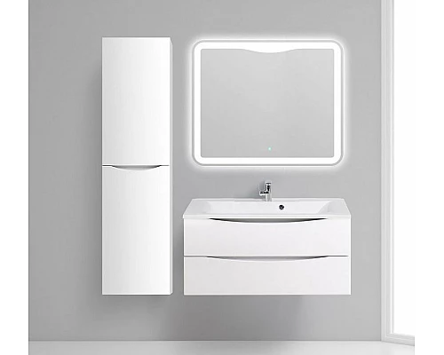 Купить Шкаф пенал BelBagno Fly-Marino 40 L FLY-MARINO-1500-2A-SC-BL-P-L подвесной Bianco Lucido в магазине сантехники Santeh-Crystal.ru