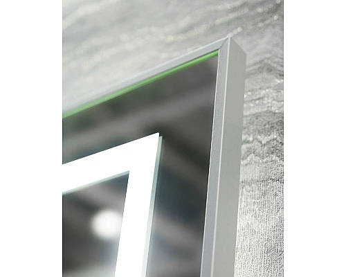 Приобрести Зеркало BelBagno Kraft 68.5 SPC-KRAFT-685-885-TCH-WARM с подсветкой с подогревом Сатин с сенсорным выключателем в магазине сантехники Santeh-Crystal.ru