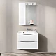 Заказать Зеркало со шкафом BelBagno MARINO-SPC-800/750-1A-BL-P-L 80 с подсветкой Bianco Lucido в магазине сантехники Santeh-Crystal.ru