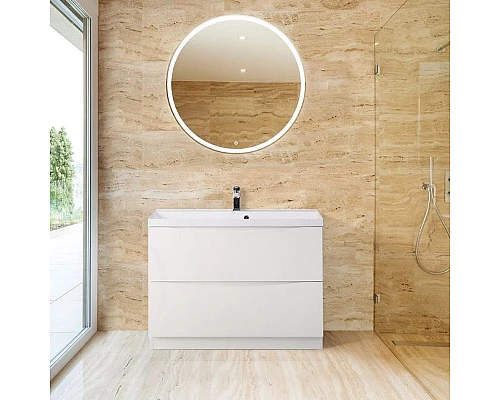 Приобрести Тумба под раковину BelBagno Marino 70 MARINO-700-2C-PIA-BL-P Bianco Lucido в магазине сантехники Santeh-Crystal.ru