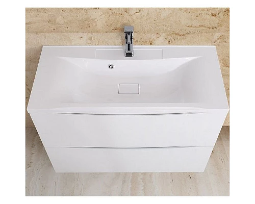 Приобрести Тумба под раковину BelBagno Marino 70 MARINO-700-2C-PIA-BL-P Bianco Lucido в магазине сантехники Santeh-Crystal.ru