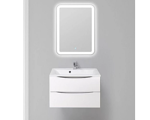 Купить Тумба под раковину BelBagno Marino 90 MARINO-H60-900-2C-SO-BL-P подвесная Bianco Lucido в магазине сантехники Santeh-Crystal.ru