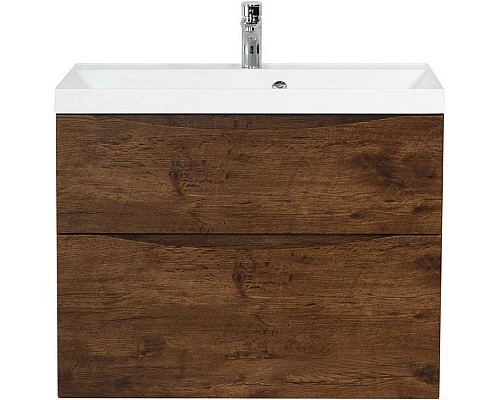 Заказать Тумба под раковину BelBagno Marino 80 MARINO-H60-800-2C-SO-RW-P подвесная Rovere Moro в магазине сантехники Santeh-Crystal.ru