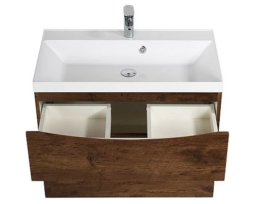 Заказать Тумба под раковину BelBagno Marino 80 MARINO-H60-800-2C-SO-RW-P подвесная Rovere Moro в магазине сантехники Santeh-Crystal.ru