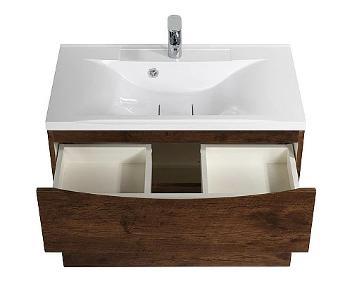 Заказать Тумба под раковину BelBagno Marino 80 MARINO-H60-800-2C-SO-RW-P подвесная Rovere Moro в магазине сантехники Santeh-Crystal.ru