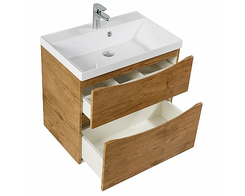 Купить Тумба под раковину BelBagno Marino 70 MARINO-H60-700-2C-SO-RN-P подвесная Rovere Nature в магазине сантехники Santeh-Crystal.ru