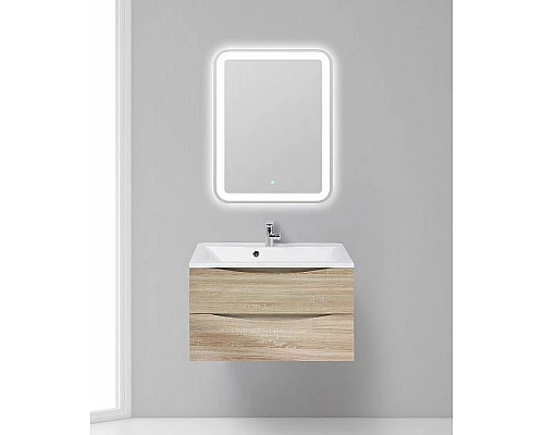 Заказать Тумба под раковину BelBagno Marino 80 MARINO-800-2C-SO-WO-P подвесная Rovere Bianco в магазине сантехники Santeh-Crystal.ru