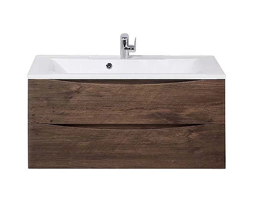 Заказать Тумба под раковину BelBagno Marino 100 MARINO-1000-2C-SO-RW-P подвесная Rovere Moro в магазине сантехники Santeh-Crystal.ru