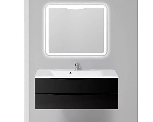 Купить Тумба под раковину BelBagno Marino 120 MARINO-1200-2C-SO-NL-P подвесная Nero Lucido в магазине сантехники Santeh-Crystal.ru