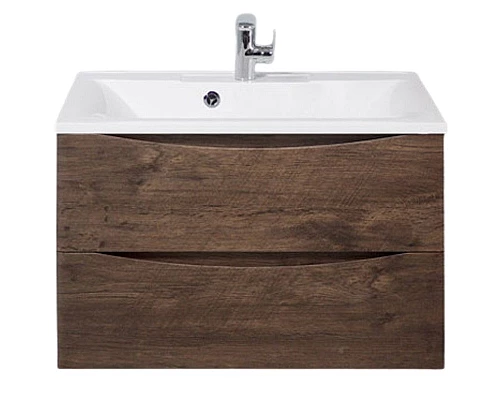 Заказать Тумба под раковину BelBagno Marino 75 MARINO-750-2C-SO-RW-P подвесная Rovere Moro в магазине сантехники Santeh-Crystal.ru