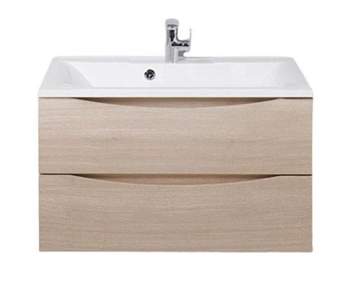 Купить Тумба под раковину BelBagno Marino 80 MARINO-800-2C-SO-RG-P подвесная Rovere Grigio в магазине сантехники Santeh-Crystal.ru