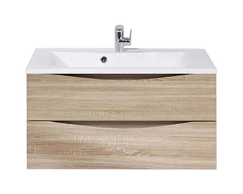 Купить Тумба под раковину BelBagno Marino 90 MARINO-900-2C-SO-WO-P подвесная Rovere Bianco в магазине сантехники Santeh-Crystal.ru