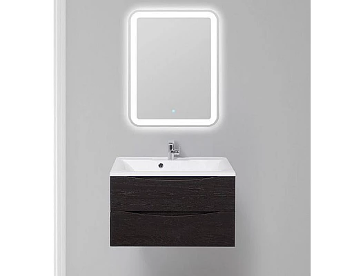 Купить Тумба под раковину BelBagno Marino 80 MARINO-800-2C-SO-RCA-P подвесная Rovere Cioccolato Amaro в магазине сантехники Santeh-Crystal.ru