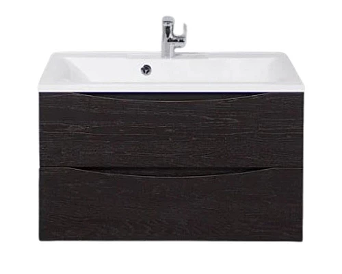 Купить Тумба под раковину BelBagno Marino 80 MARINO-800-2C-SO-RCA-P подвесная Rovere Cioccolato Amaro в магазине сантехники Santeh-Crystal.ru