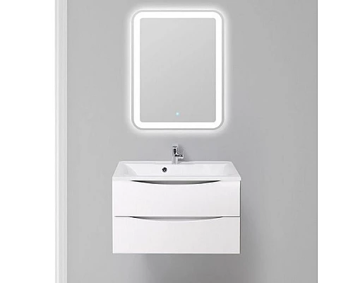 Купить Тумба под раковину BelBagno Marino 80 MARINO-800-2C-SO-BL-P подвесная Bianco Lucido в магазине сантехники Santeh-Crystal.ru