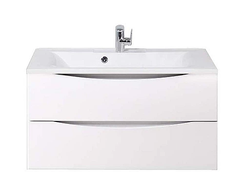 Купить Тумба под раковину BelBagno Marino 80 MARINO-800-2C-SO-BL-P подвесная Bianco Lucido в магазине сантехники Santeh-Crystal.ru