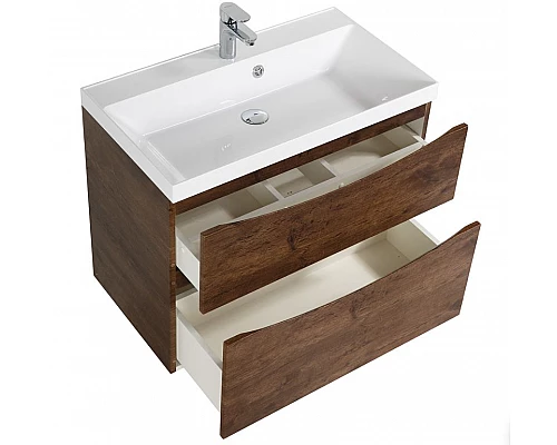 Приобрести Тумба под раковину BelBagno Marino 60 MARINO-600-2C-SO-RW-P подвесная Rovere Moro в магазине сантехники Santeh-Crystal.ru