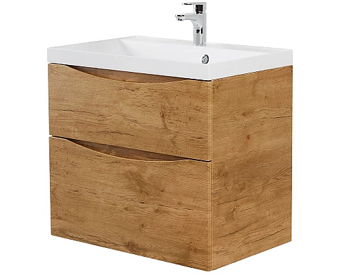 Заказать Тумба под раковину BelBagno Marino 60 MARINO-600-2C-SO-RN-P подвесная Rovere Nature в магазине сантехники Santeh-Crystal.ru