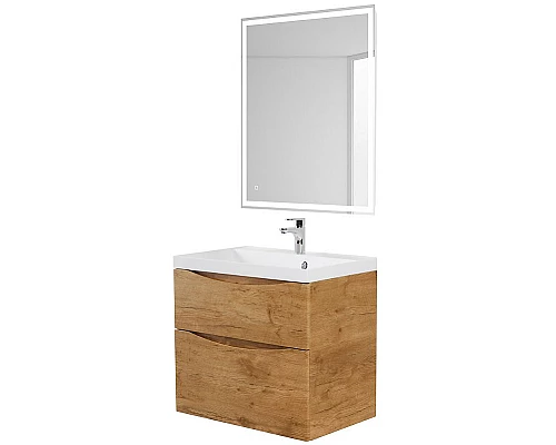 Заказать Тумба под раковину BelBagno Marino 60 MARINO-600-2C-SO-RN-P подвесная Rovere Nature в магазине сантехники Santeh-Crystal.ru