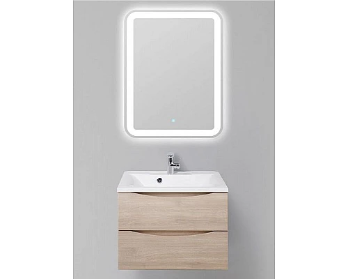 Купить Тумба под раковину BelBagno Marino 70 MARINO-700-2C-SO-RG-P подвесная Rovere Grigio в магазине сантехники Santeh-Crystal.ru