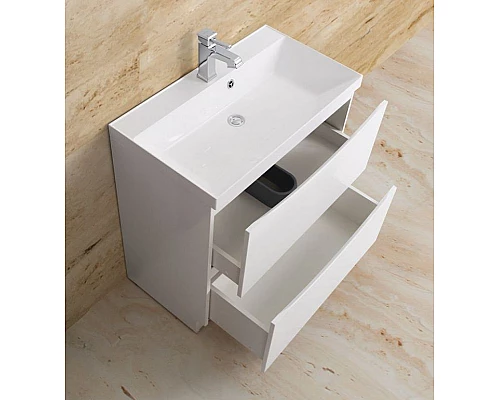 Купить Тумба под раковину BelBagno Marino 70 MARINO-700-2C-SO-RG-P подвесная Rovere Grigio в магазине сантехники Santeh-Crystal.ru