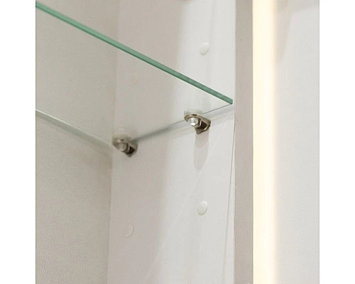 Купить Зеркальный шкаф BelBagno Marino 50 SPC-MAR-500/800-1A-LED-TCH с подсветкой Белый в магазине сантехники Santeh-Crystal.ru