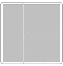 Зеркальный шкаф BelBagno Marino 80 SPC-MAR-800/800-2A-LED-TCH с подсветкой Белый