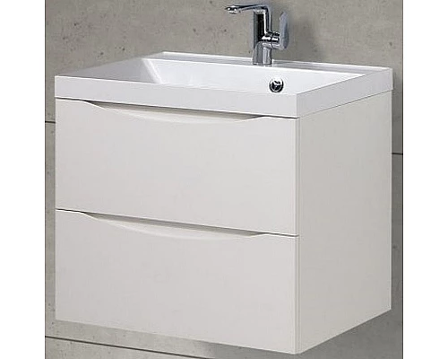 Приобрести Тумба под раковину BelBagno Marino 65 MARINO-650-2C-SO-BL-P подвесная Bianco Lucido в магазине сантехники Santeh-Crystal.ru