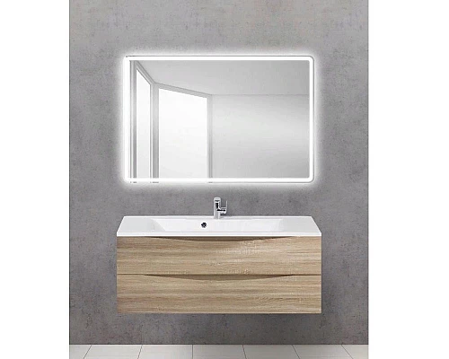 Купить Зеркало BelBagno SPC-MAR 120 с кнопочным выключателем с подсветкой в магазине сантехники Santeh-Crystal.ru