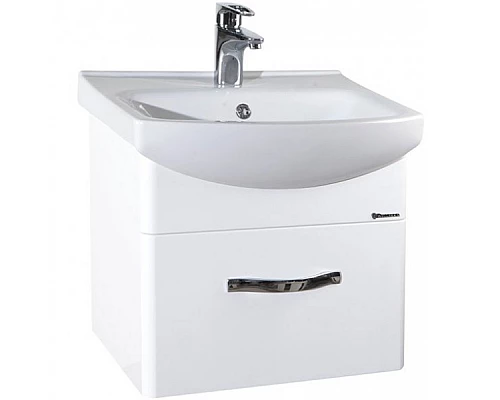 Заказать Тумба под раковину Bellezza Анкона 50 4639606190011 подвесная Белая в магазине сантехники Santeh-Crystal.ru