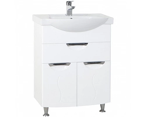 Приобрести Тумба под раковину Bellezza Глория 65 4639510090016 1 ящик Белая в магазине сантехники Santeh-Crystal.ru