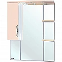 Зеркало со шкафом Bellezza Лагуна 75 L 4612112002078 с подсветкой L Бежевое Белое
