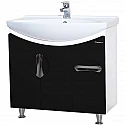 Тумба под раковину Bellezza Лагуна 75 4632112110047 Черная