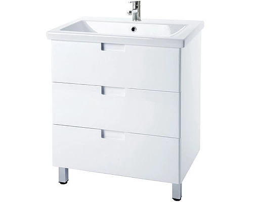 Купить Тумба под раковину Bellezza Пегас 80 4630413140015 Белая в магазине сантехники Santeh-Crystal.ru