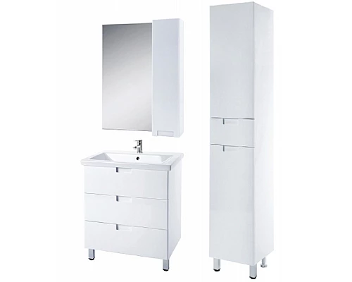 Купить Тумба под раковину Bellezza Пегас 80 4630413140015 Белая в магазине сантехники Santeh-Crystal.ru