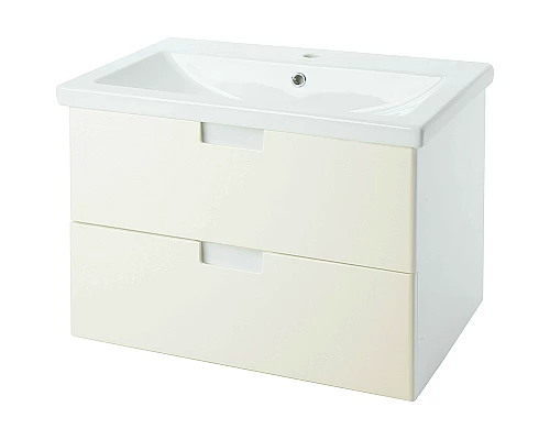 Заказать Тумба под раковину Bellezza Пегас 80 4630413270071 подвесная Бежевая в магазине сантехники Santeh-Crystal.ru