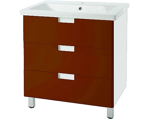 Приобрести Тумба под раковину Bellezza Пегас 90 4630415140037 Красная в магазине сантехники Santeh-Crystal.ru