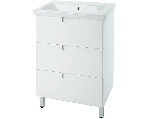 Приобрести Тумба под раковину Bellezza Пегас 50 4630406140015 Белая в магазине сантехники Santeh-Crystal.ru