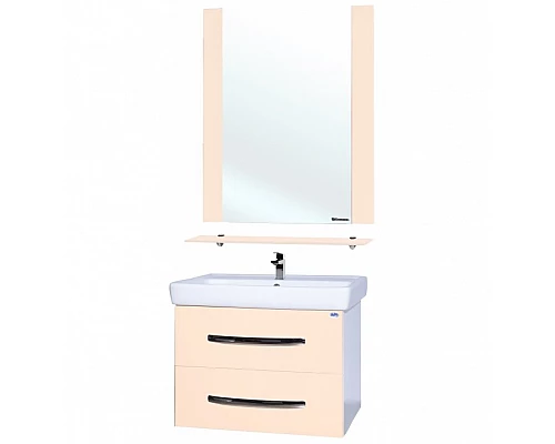 Заказать Тумба под раковину Bellezza Рокко 60 4635309670072 подвесная Бежевая Белая в магазине сантехники Santeh-Crystal.ru