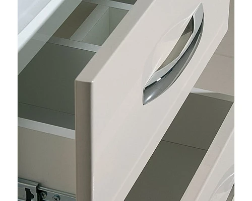 Заказать Тумба под раковину Bellezza Рокко 60 4635309670072 подвесная Бежевая Белая в магазине сантехники Santeh-Crystal.ru