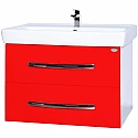 Тумба под раковину Bellezza Рокко 70 4635311670039 подвесная Красная Белая Тумба под раковину Bellezza Рокко 70 4635311670039 подвесная Красная Белая