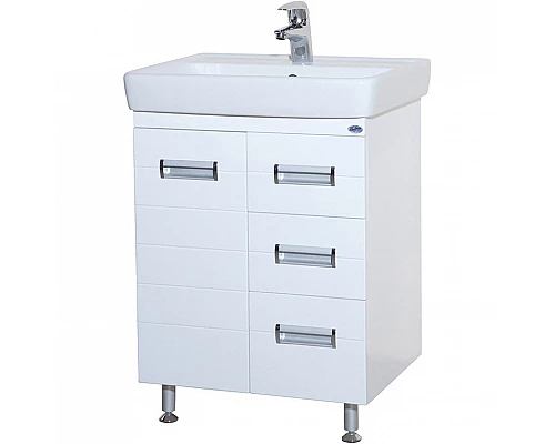 Заказать Тумба под раковину Bellezza Сиена 60 4633909670010 Белая в магазине сантехники Santeh-Crystal.ru