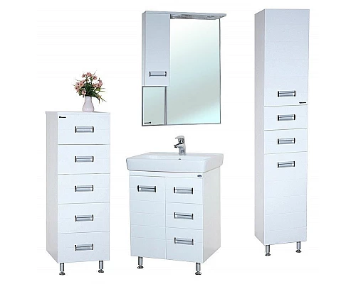 Купить Тумба под раковину Bellezza Сиена 70 4633911310010 Белая в магазине сантехники Santeh-Crystal.ru