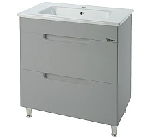 Тумба под раковину Bellezza Сириус 100 4630217660368 Серебро