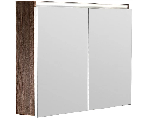 Приобрести Зеркальный шкаф Boheme Armadi Art Vallessi 100 546-D с подсветкой Dark oak в магазине сантехники Santeh-Crystal.ru