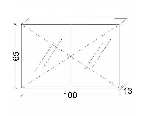 Приобрести Зеркальный шкаф Boheme Armadi Art Vallessi 100 546-D с подсветкой Dark oak в магазине сантехники Santeh-Crystal.ru
