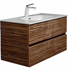 Тумба под раковину Boheme Armadi Art Vallessi 100 837-100-Z подвесная Zebrano