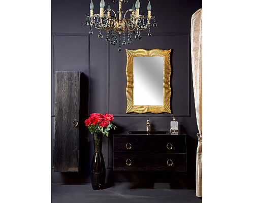 Купить Тумба под раковину Boheme Armadi Art NeoArt 100 831-100-BW подвесная Black Wood в магазине сантехники Santeh-Crystal.ru